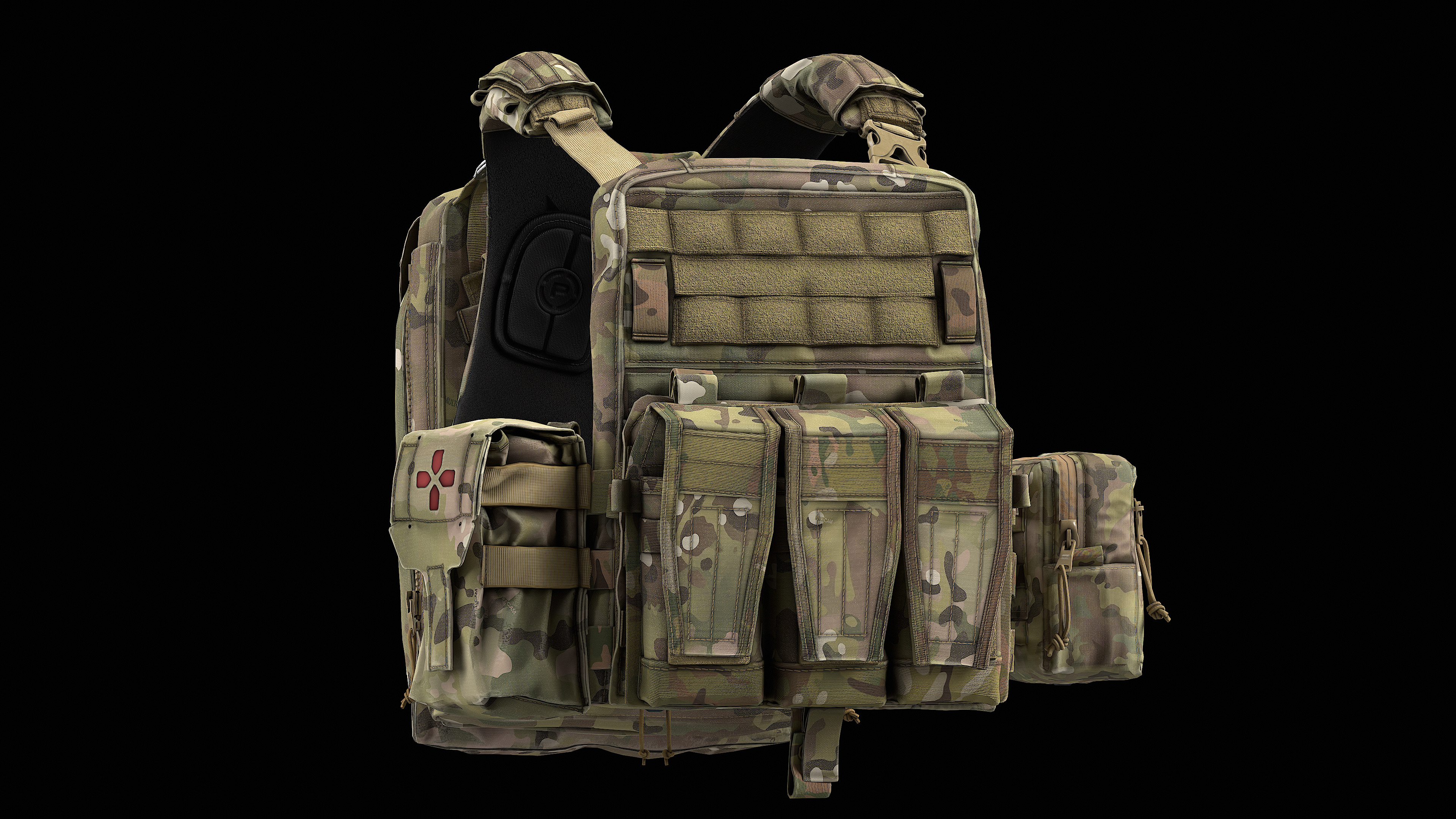Crye Precision AVS V3 Low-poly 3D model_1