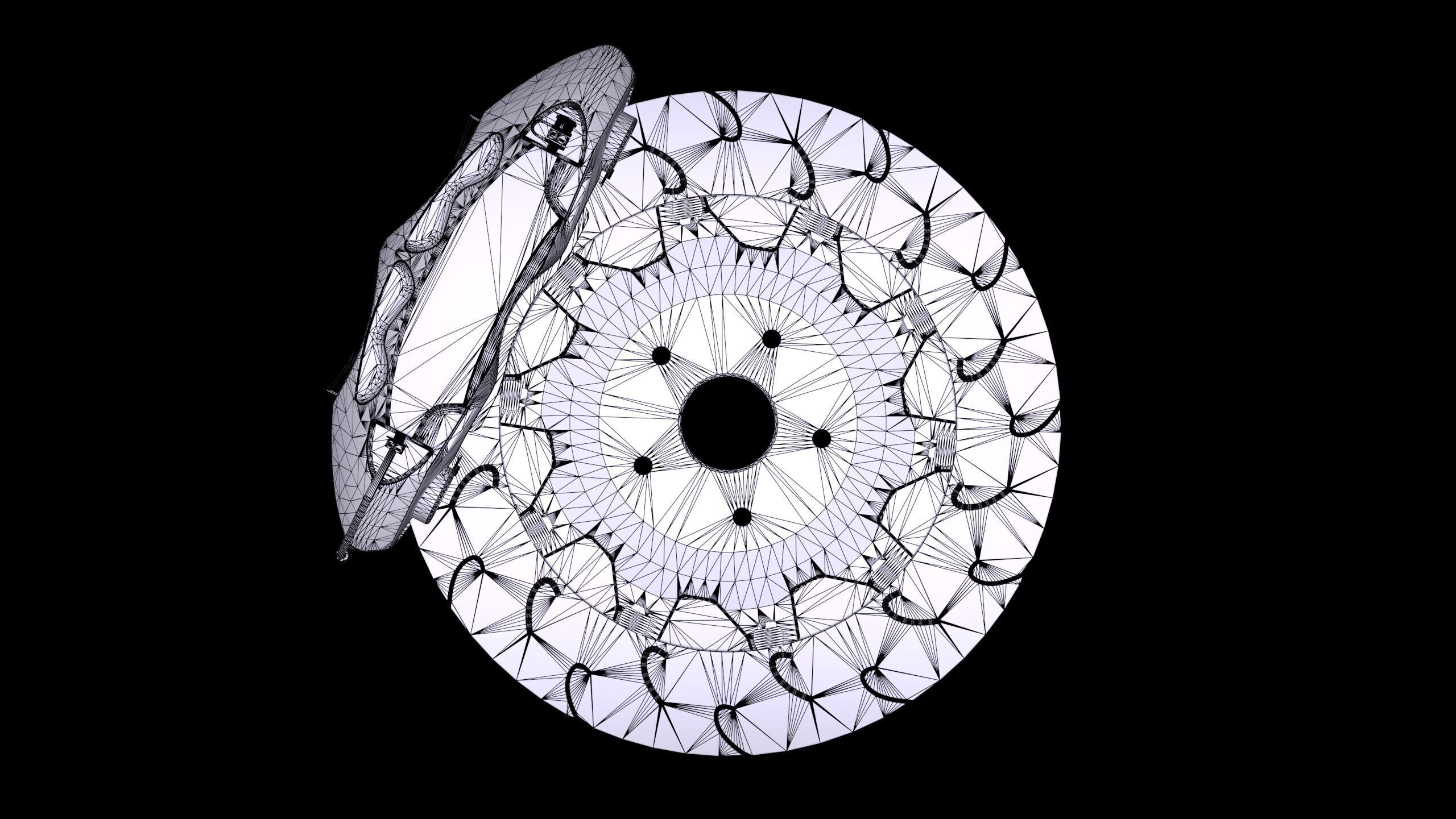 Endless Mono 4R Brake Kit Low-poly 3D model_15