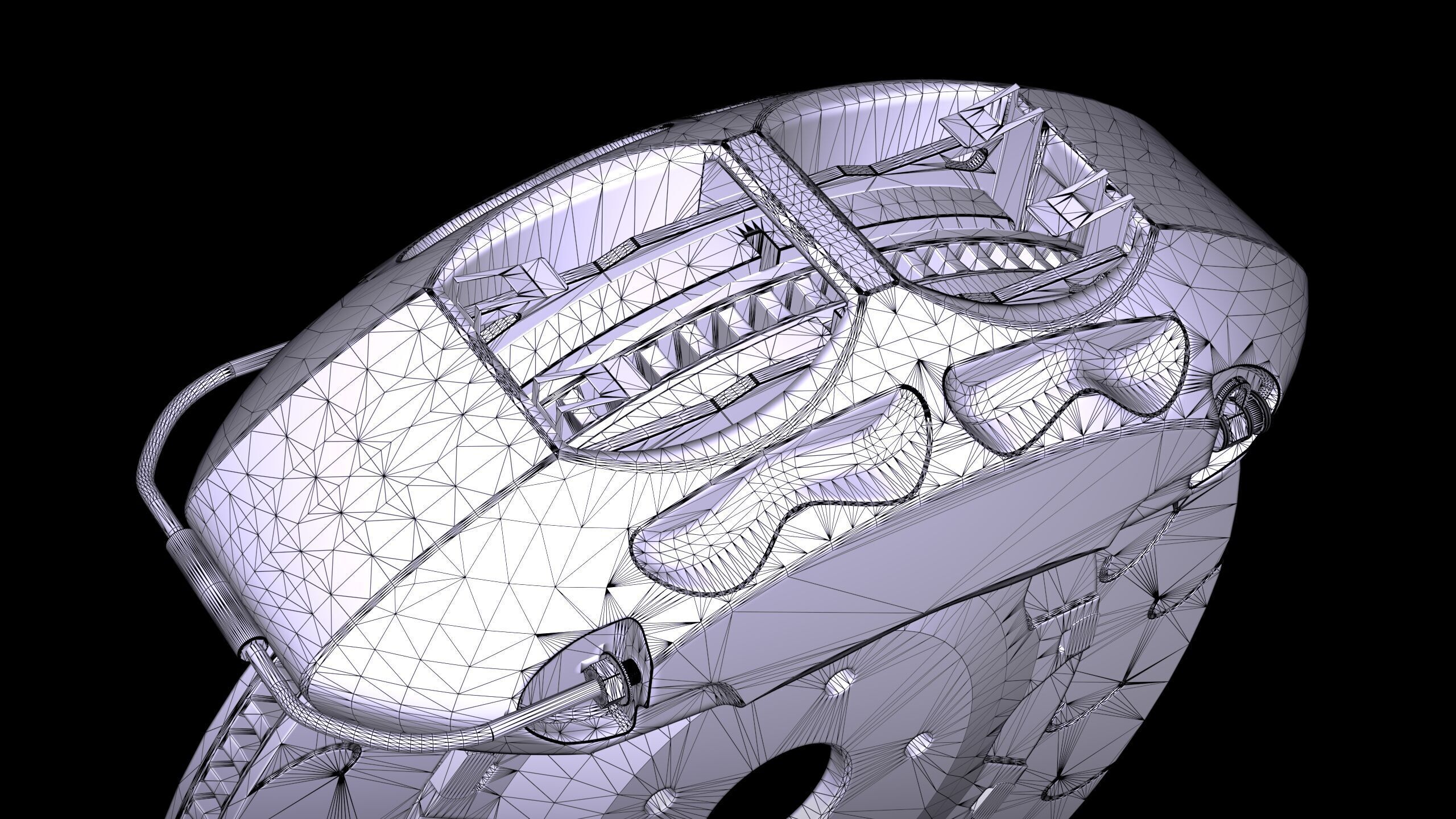 Endless Mono 4R Brake Kit Low-poly 3D model_18