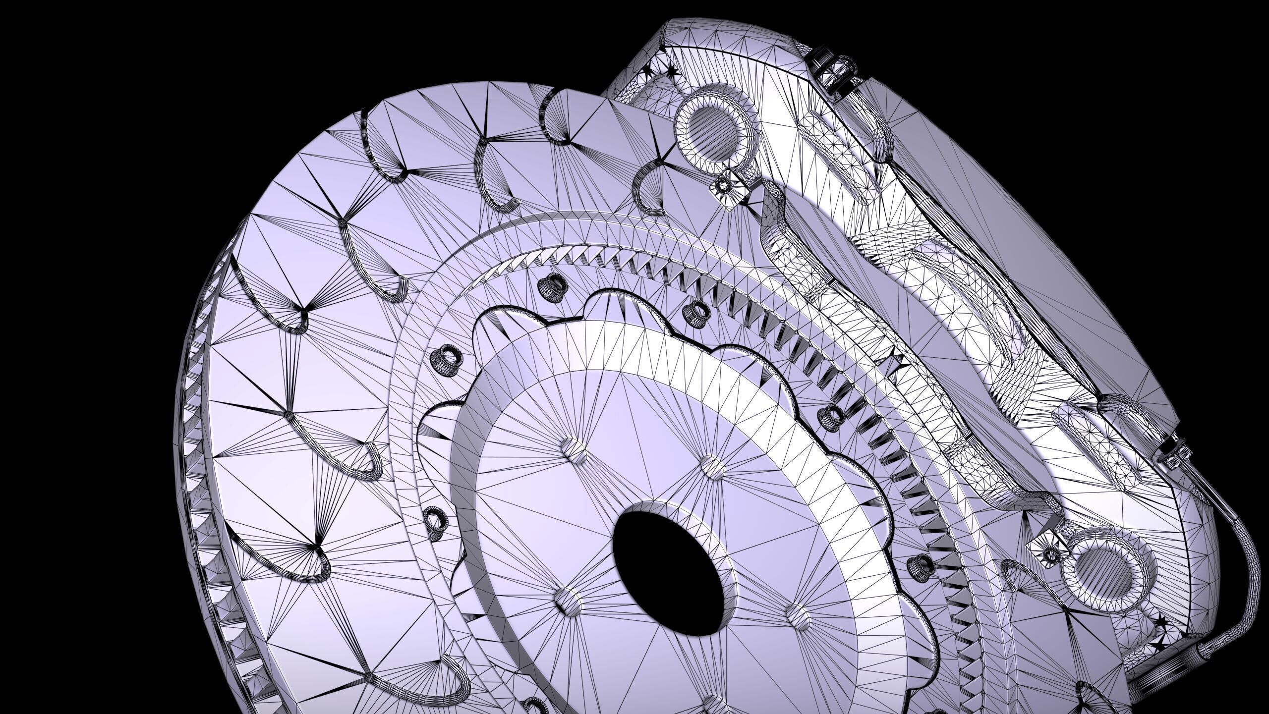 Endless Mono 4R Brake Kit Low-poly 3D model_19