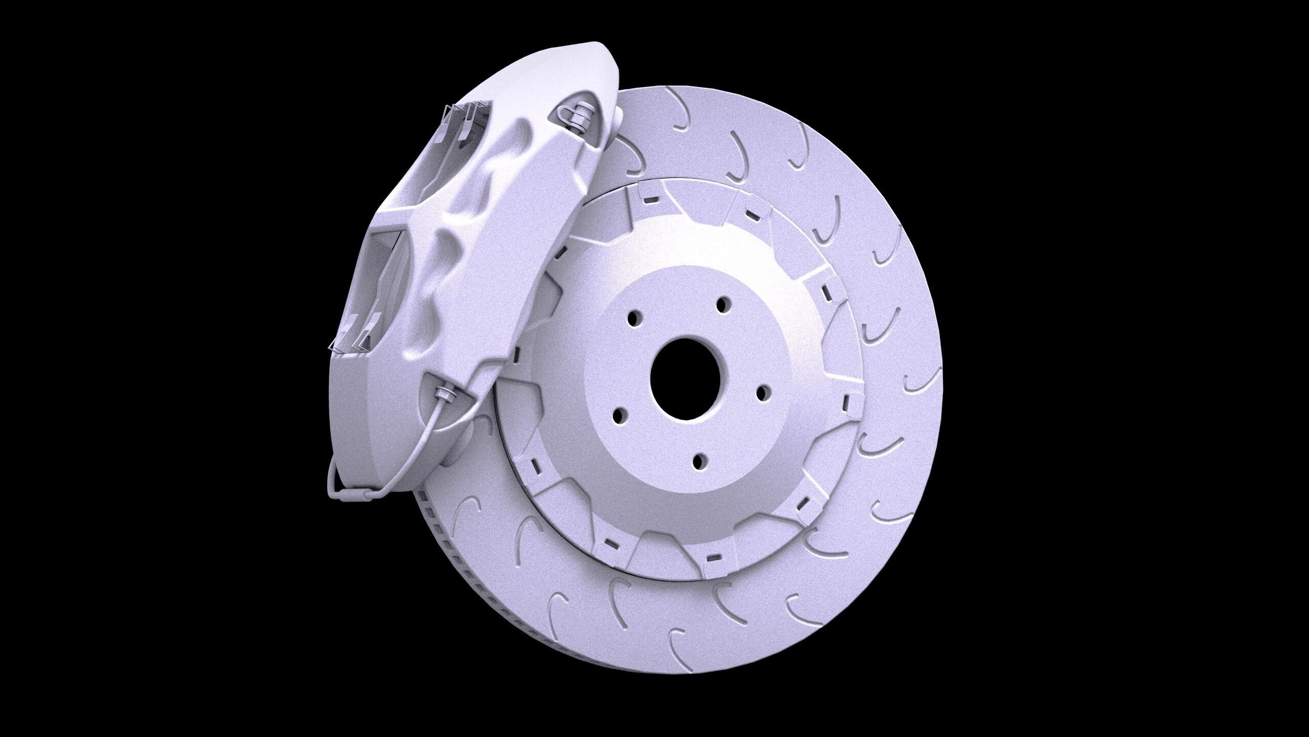 Endless Mono 4R Brake Kit Low-poly 3D model_8