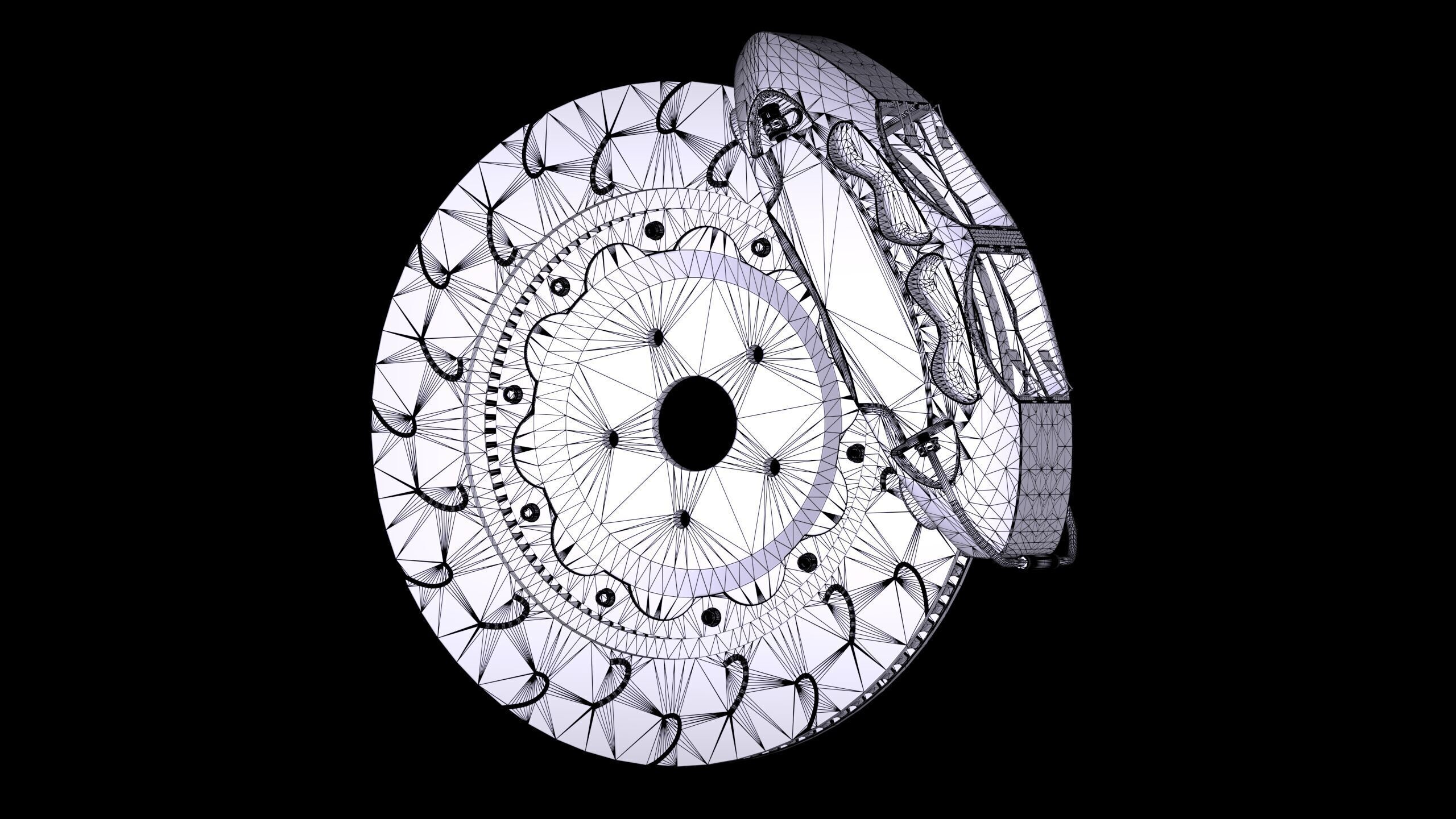 Endless Mono 4R Brake Kit Low-poly 3D model_17