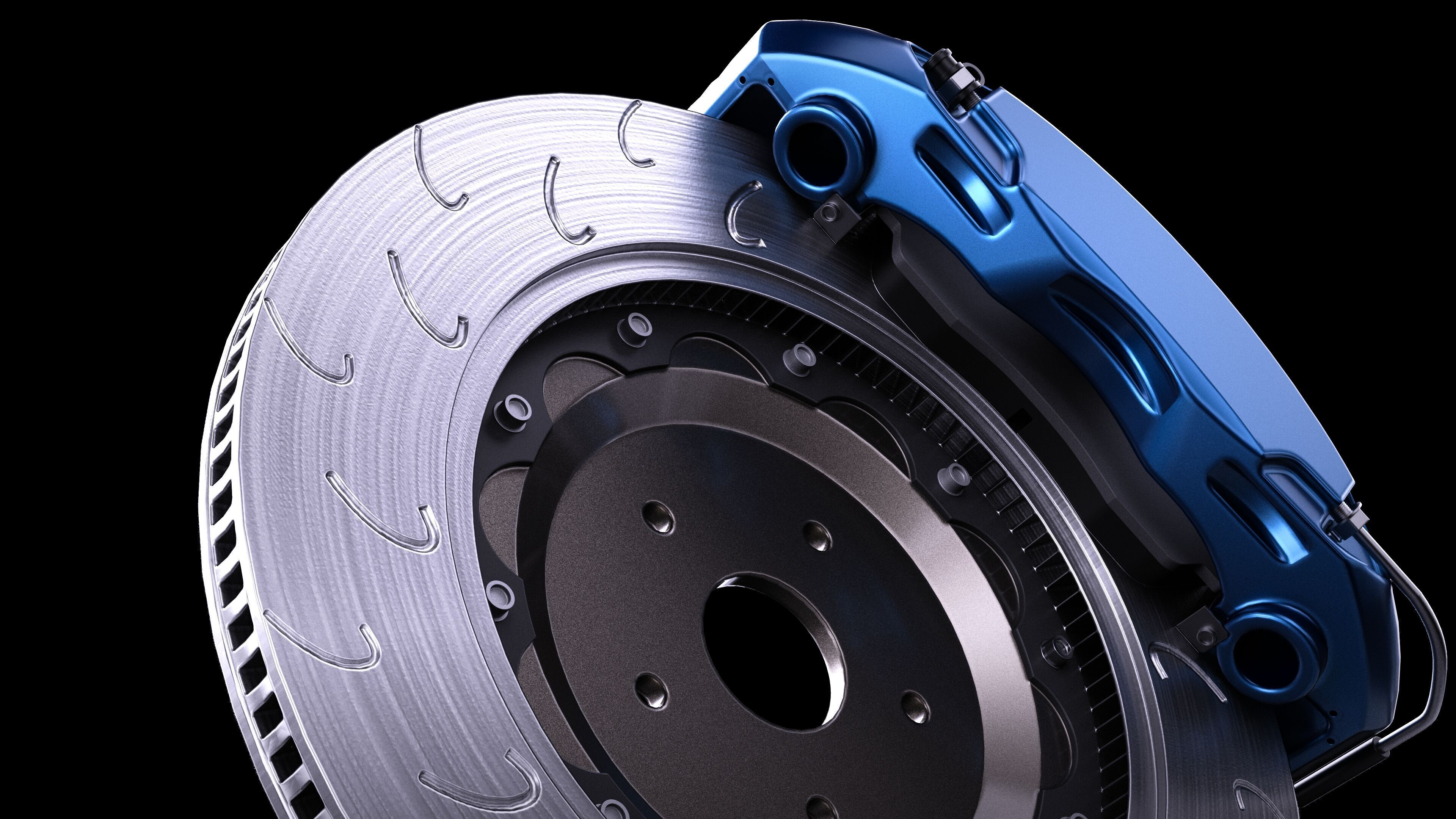 Endless Mono 4R Brake Kit Low-poly 3D model_7