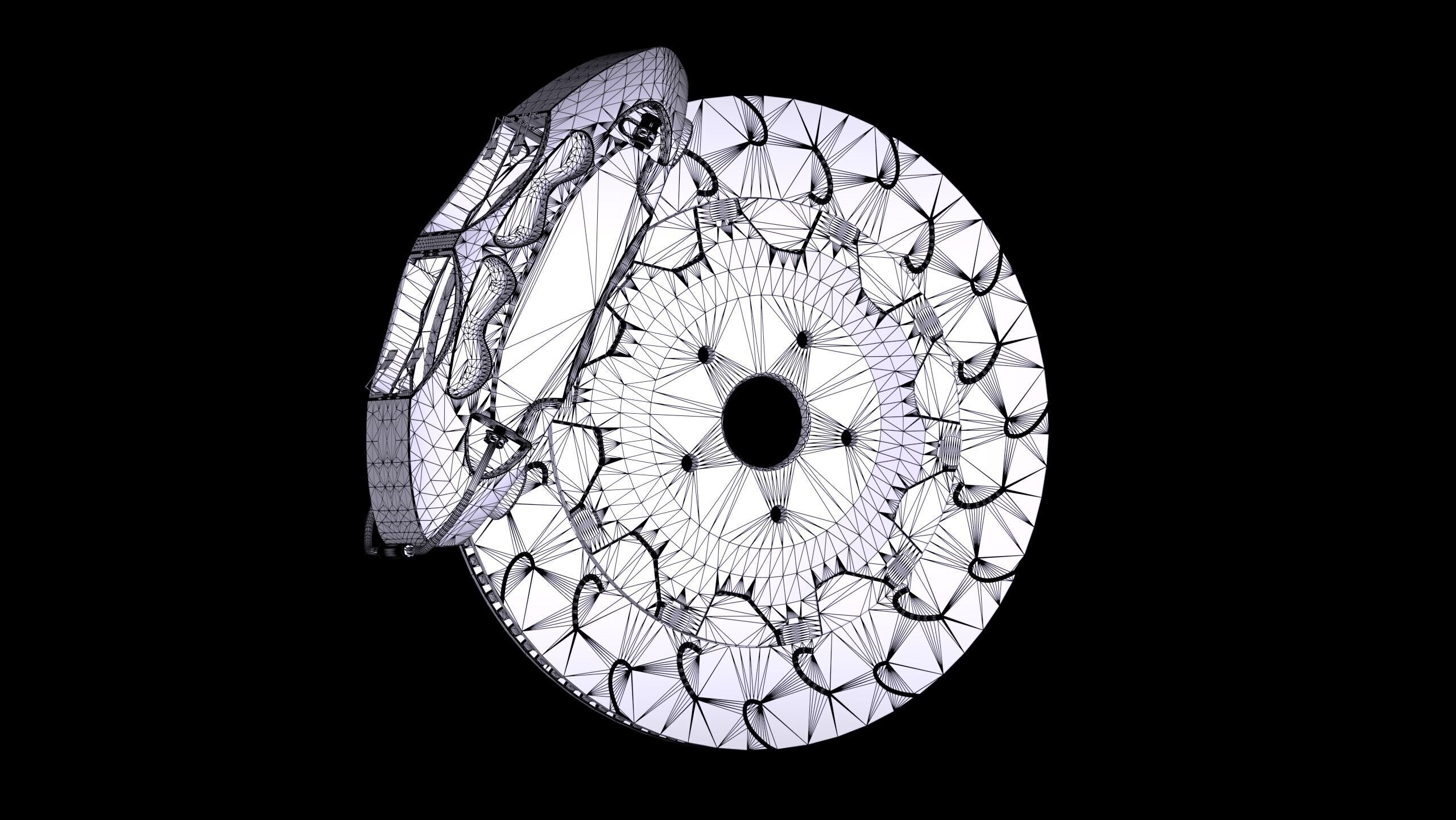 Endless Mono 4R Brake Kit Low-poly 3D model_14