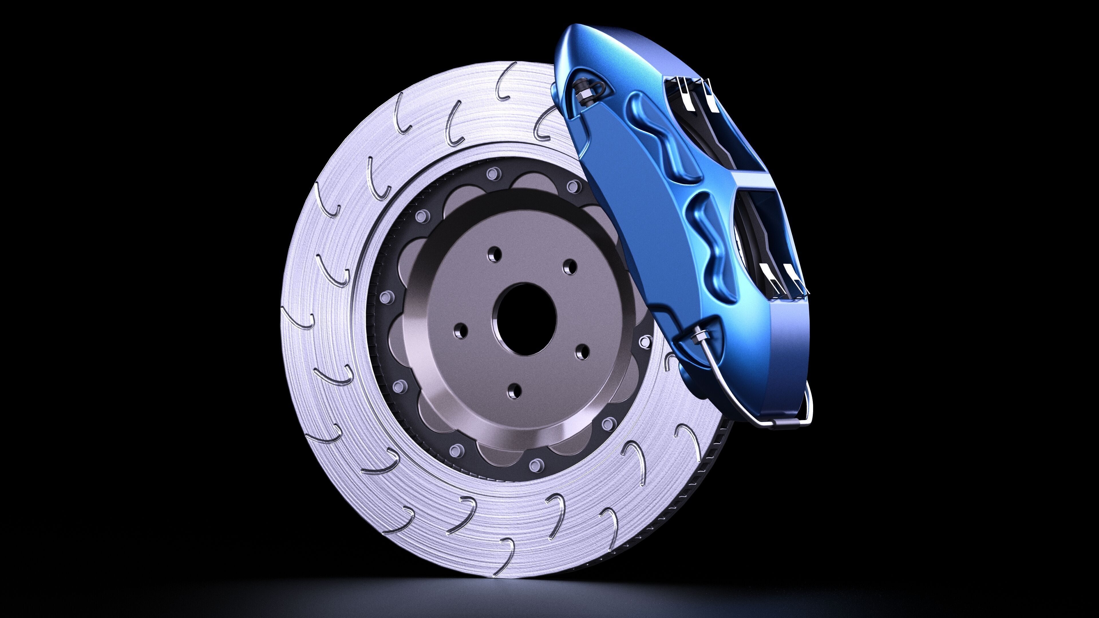 Endless Mono 4R Brake Kit Low-poly 3D model_5