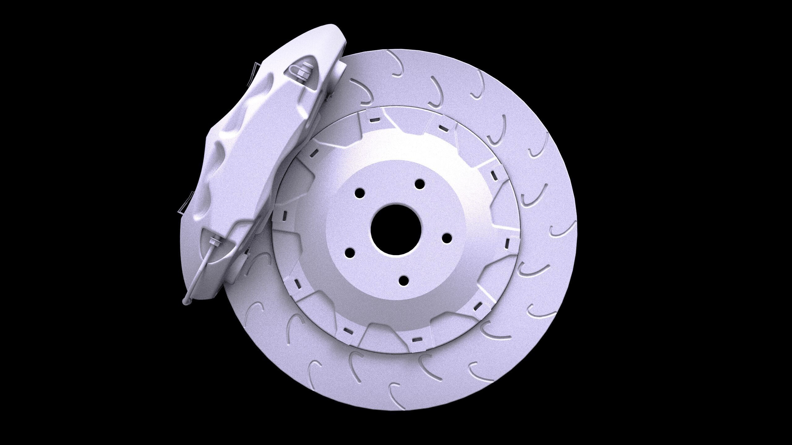 Endless Mono 4R Brake Kit Low-poly 3D model_9