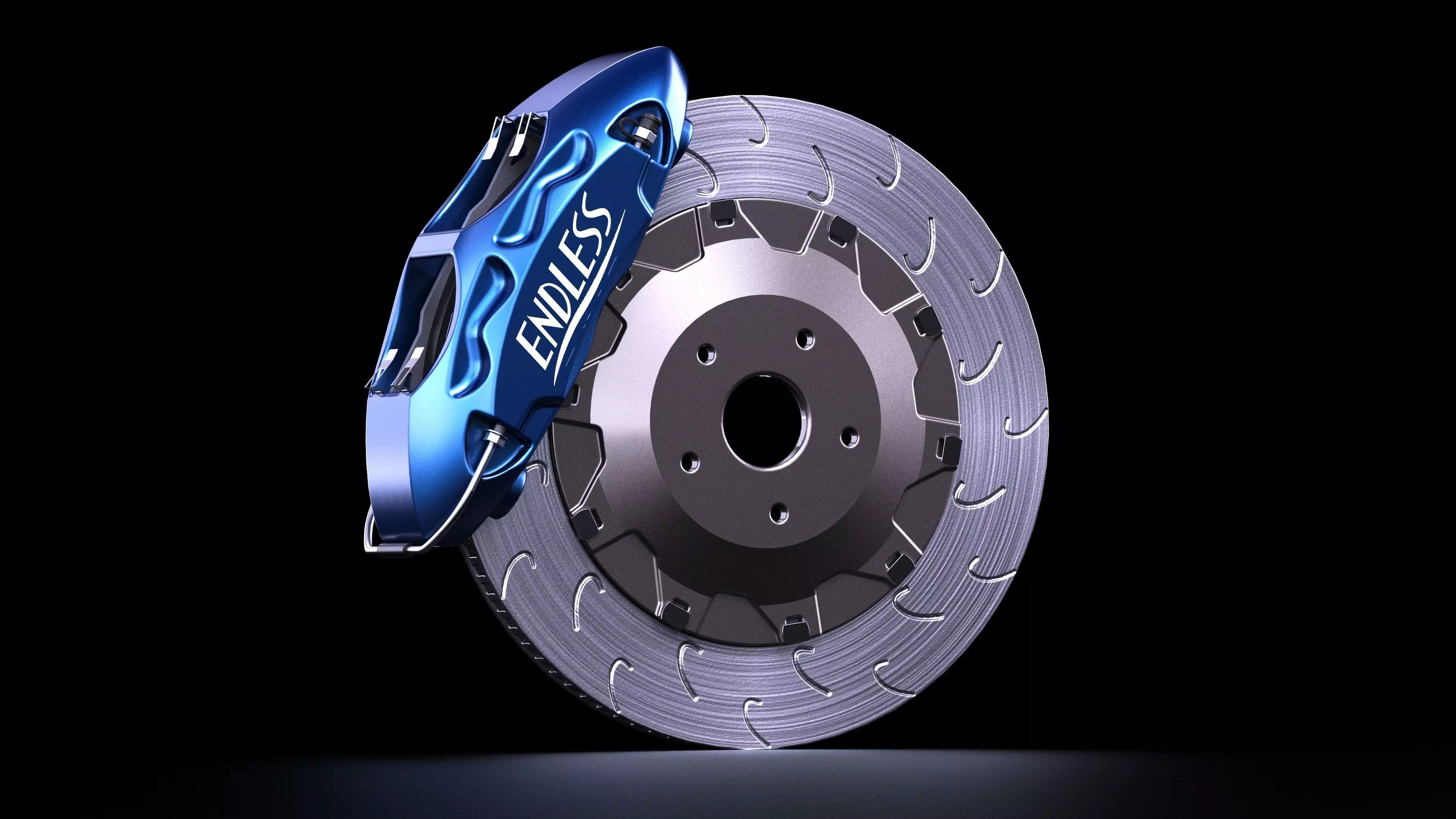 Endless Mono 4R Brake Kit Low-poly 3D model_0