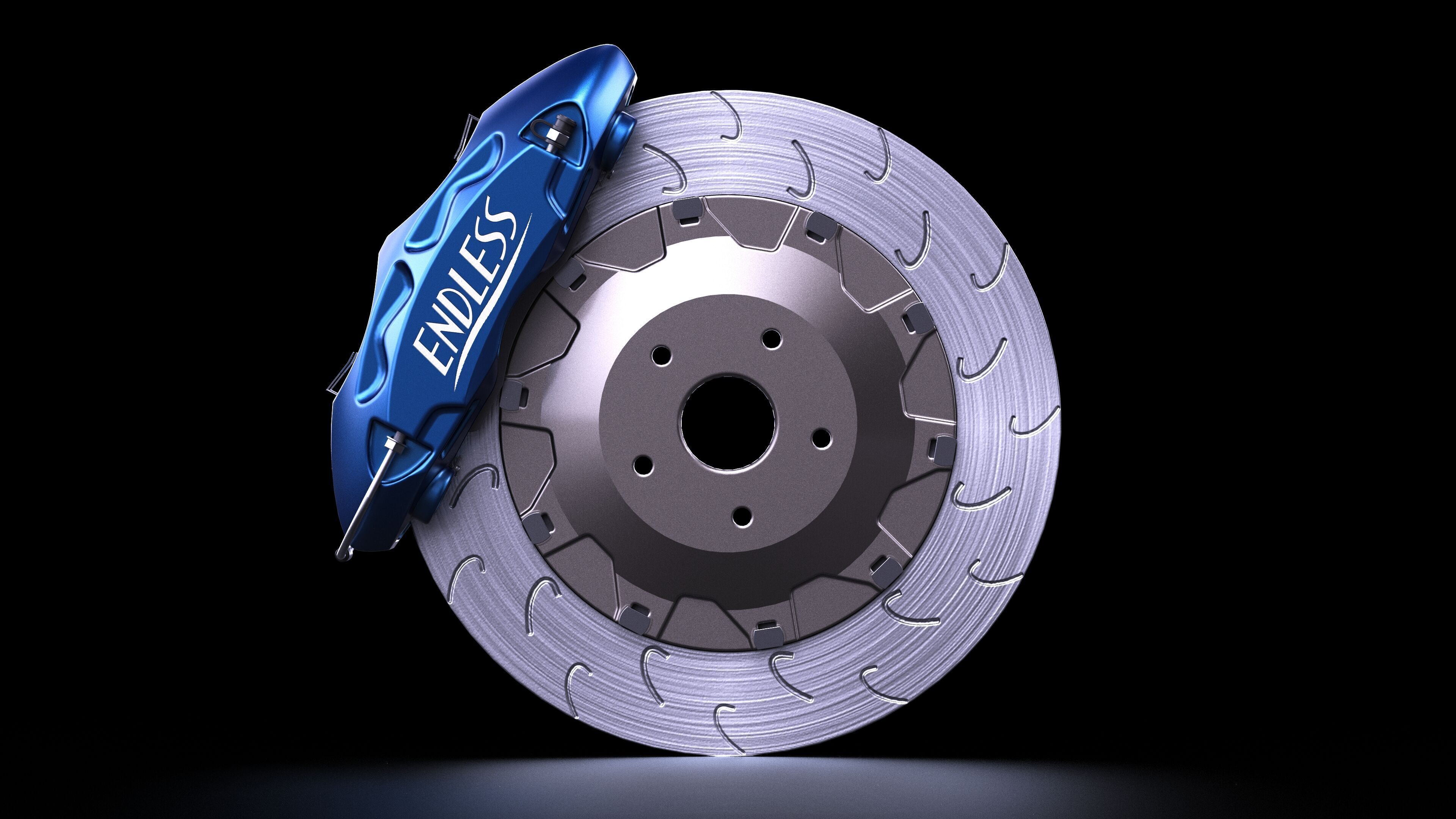 Endless Mono 4R Brake Kit Low-poly 3D model_3