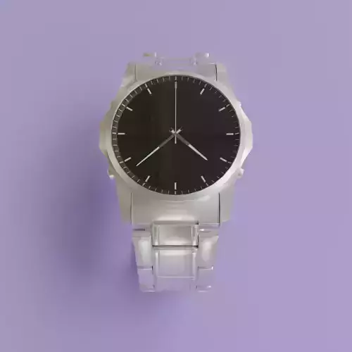 Simple wristwatch