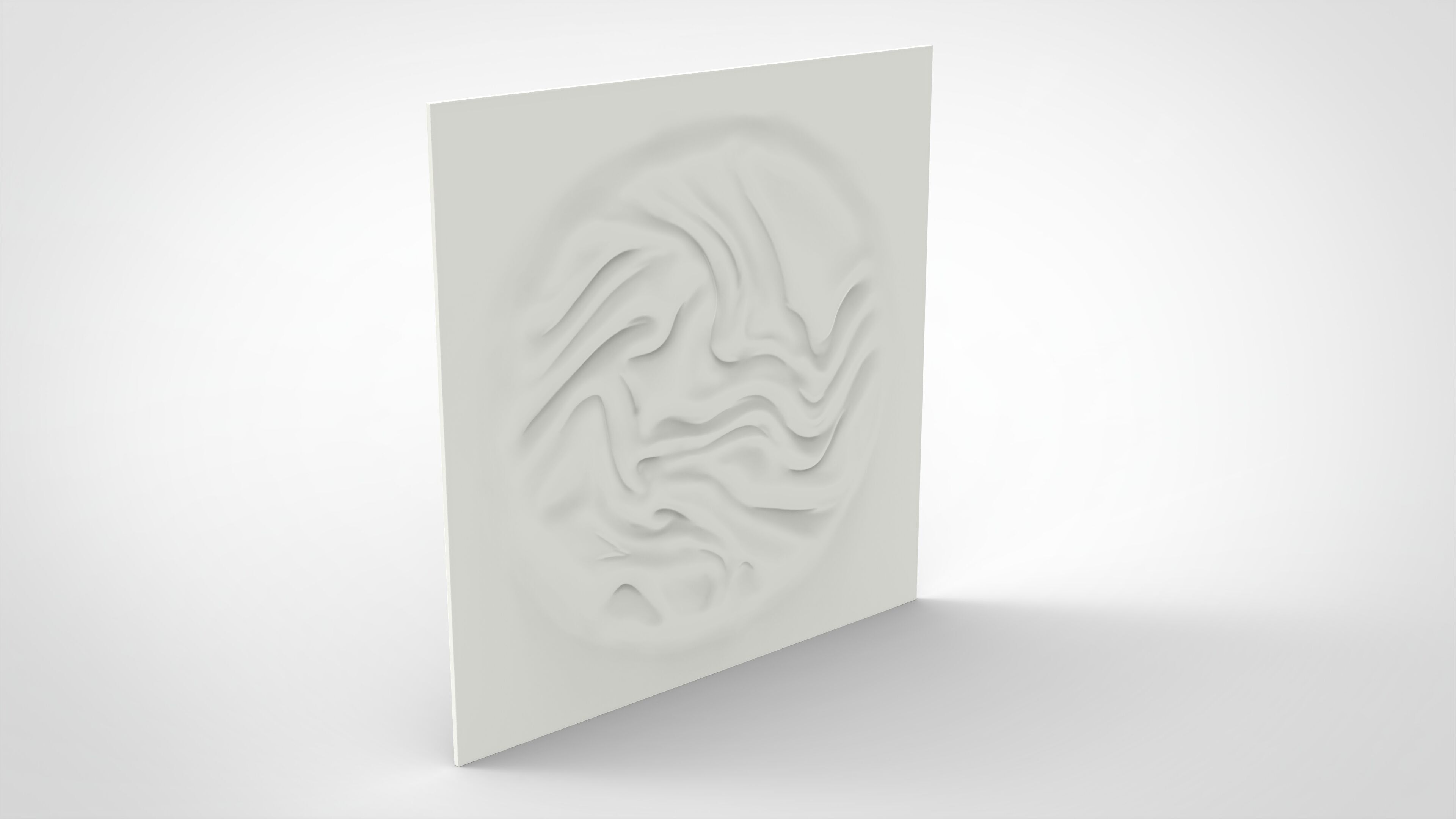 3D WALL PANEL CNC RELIEF ORGANIC SEAMLESS DESIGN 3D print model_5