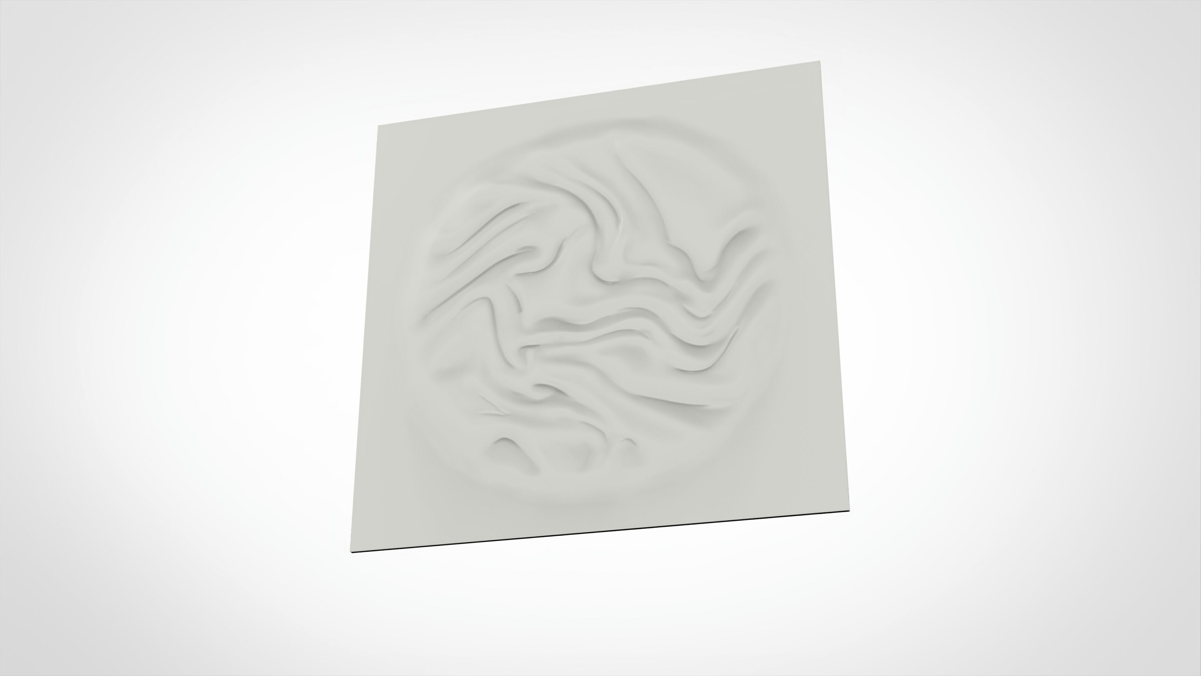 3D WALL PANEL CNC RELIEF ORGANIC SEAMLESS DESIGN 3D print model_3