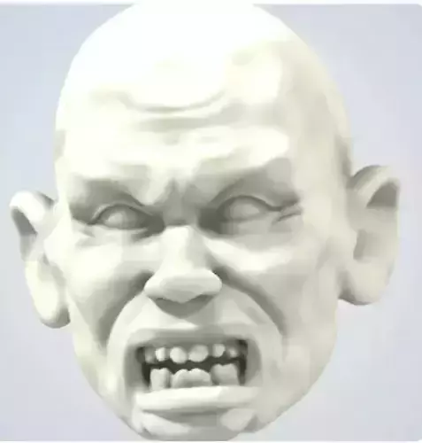 Monster Face Kamala Harris 