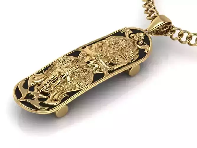 PENDANT SKATEBOARD WARRIOR