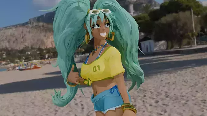 Brazilian Miku  3D print model
