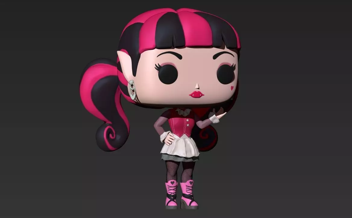 Draculaura Funko  3D print model_0