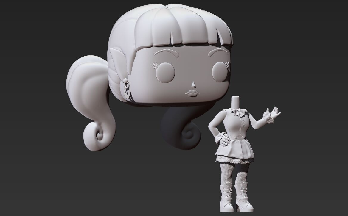 Draculaura Funko  3D print model_3