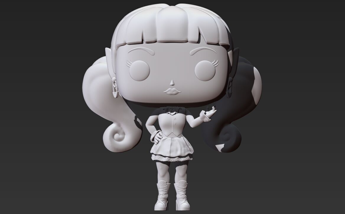 Draculaura Funko  3D print model_1