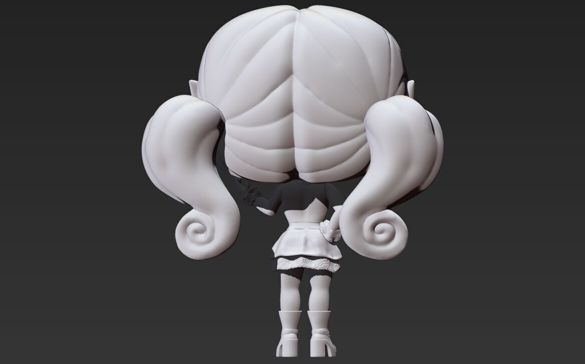 Draculaura Funko  3D print model_2