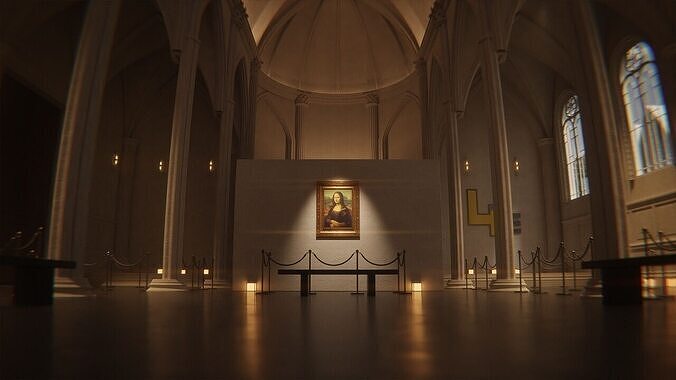 Art Gallery 3D model 2