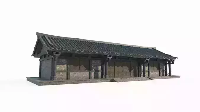 Asian Ancient Architecture City Store