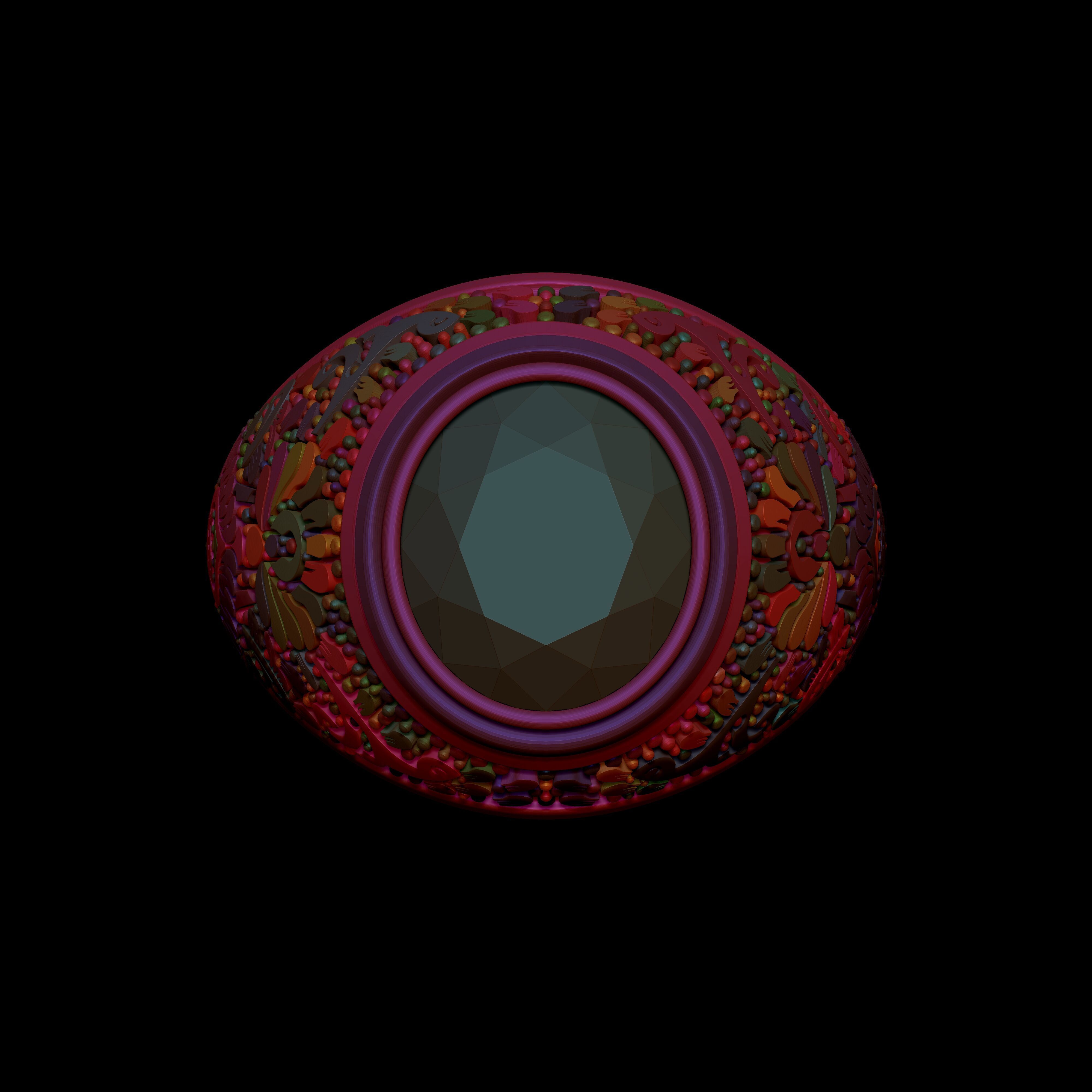 Mens Ring 3D print model_17