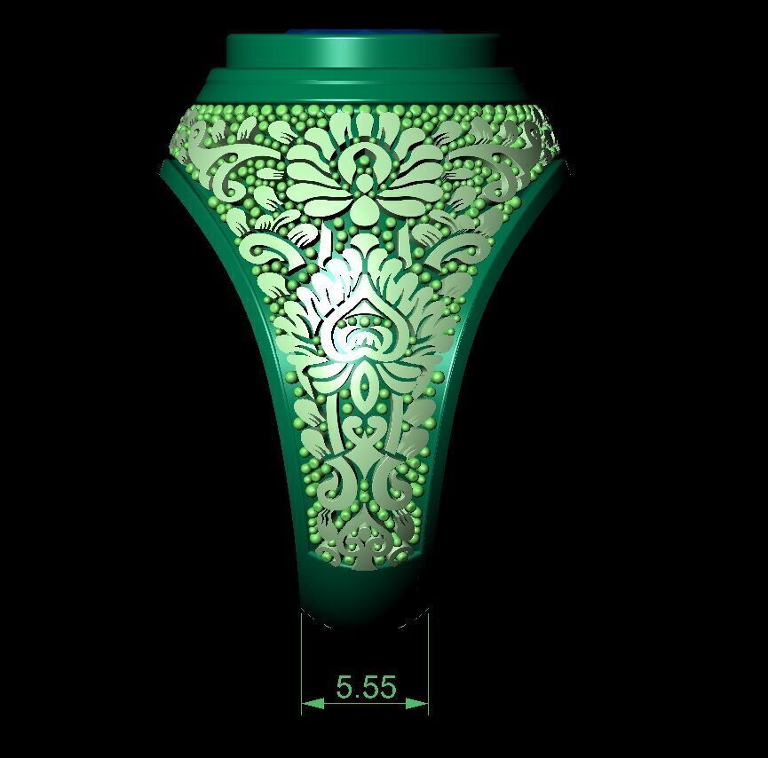 Mens Ring 3D print model_5