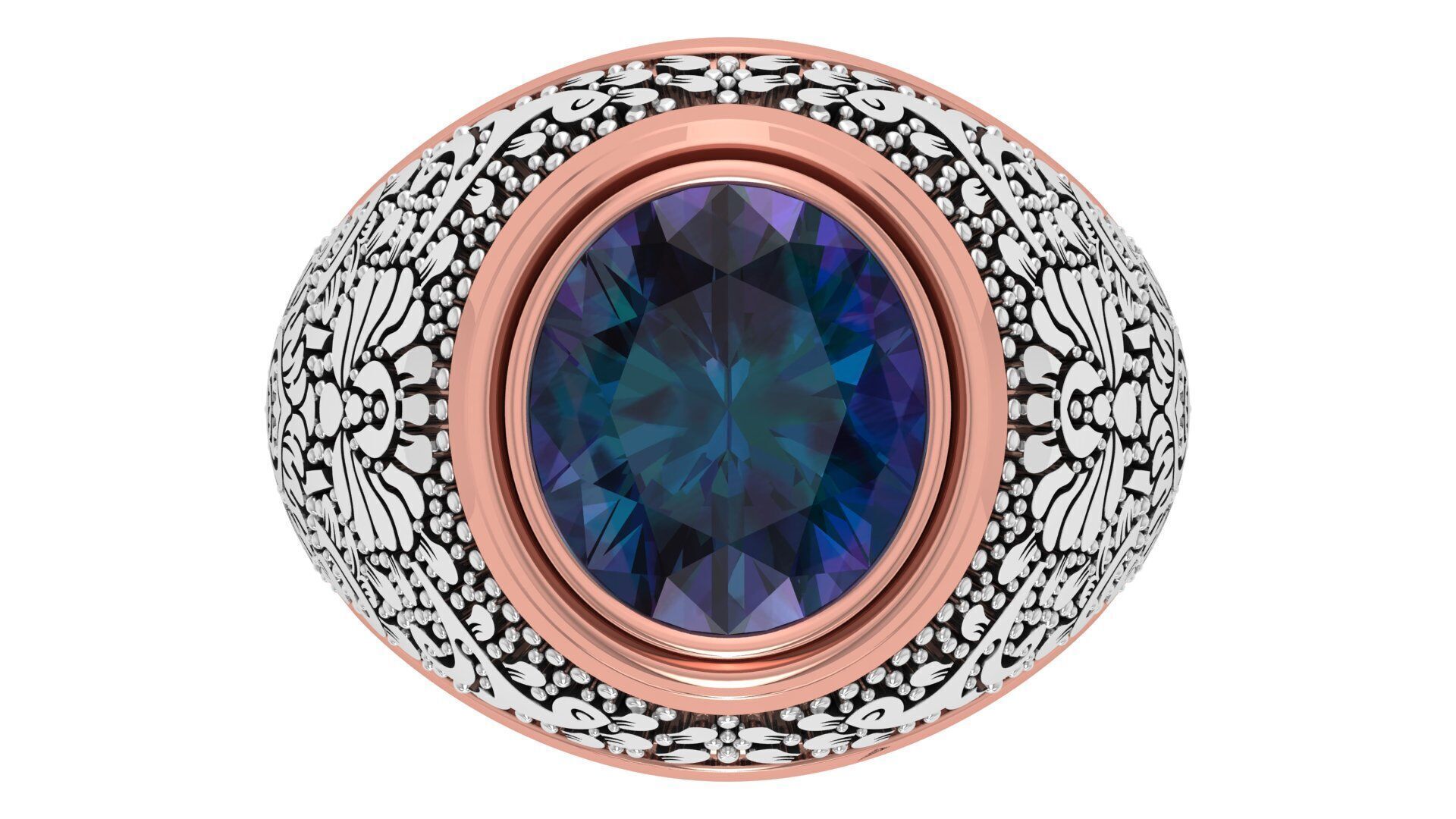 Mens Ring 3D print model_14