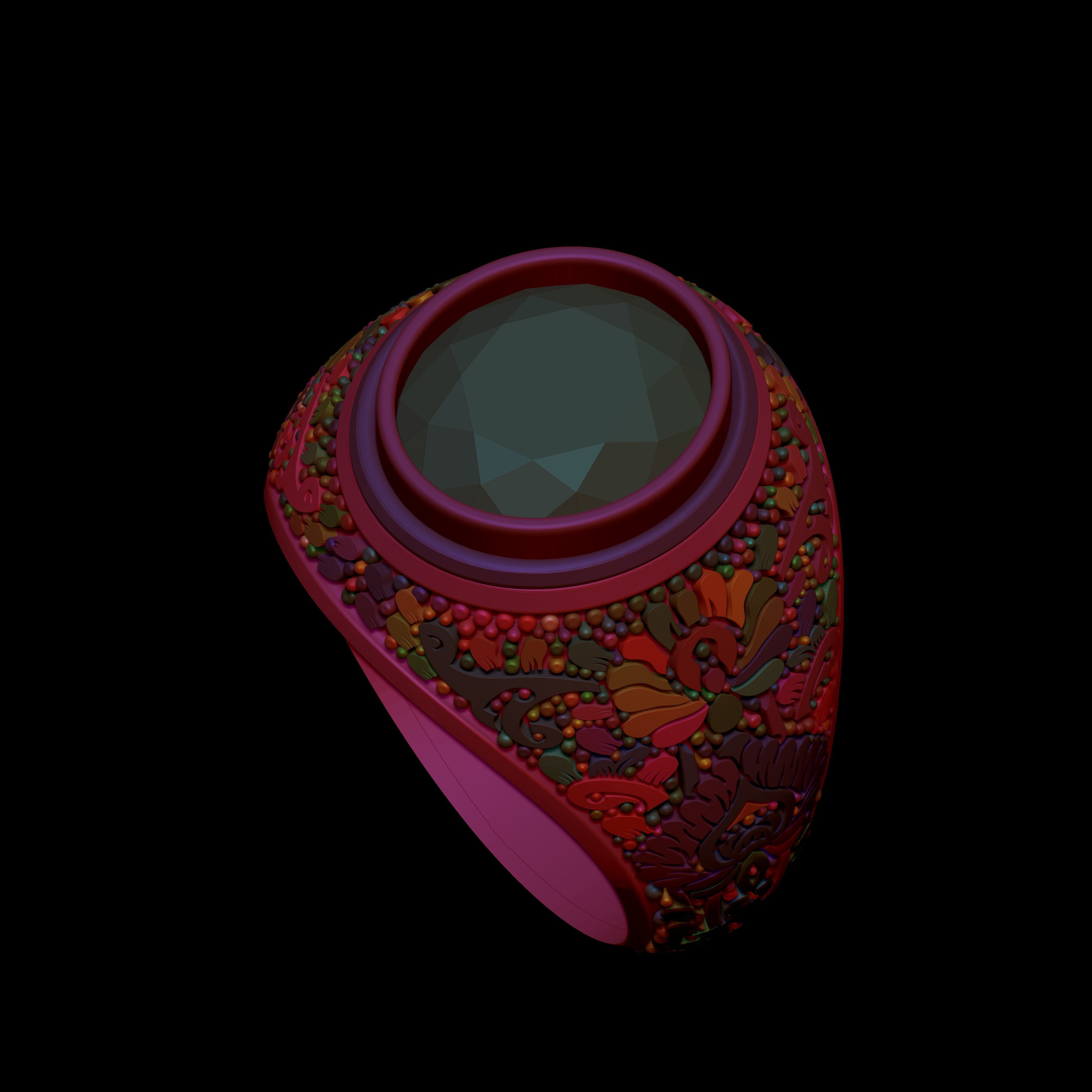 Mens Ring 3D print model_20