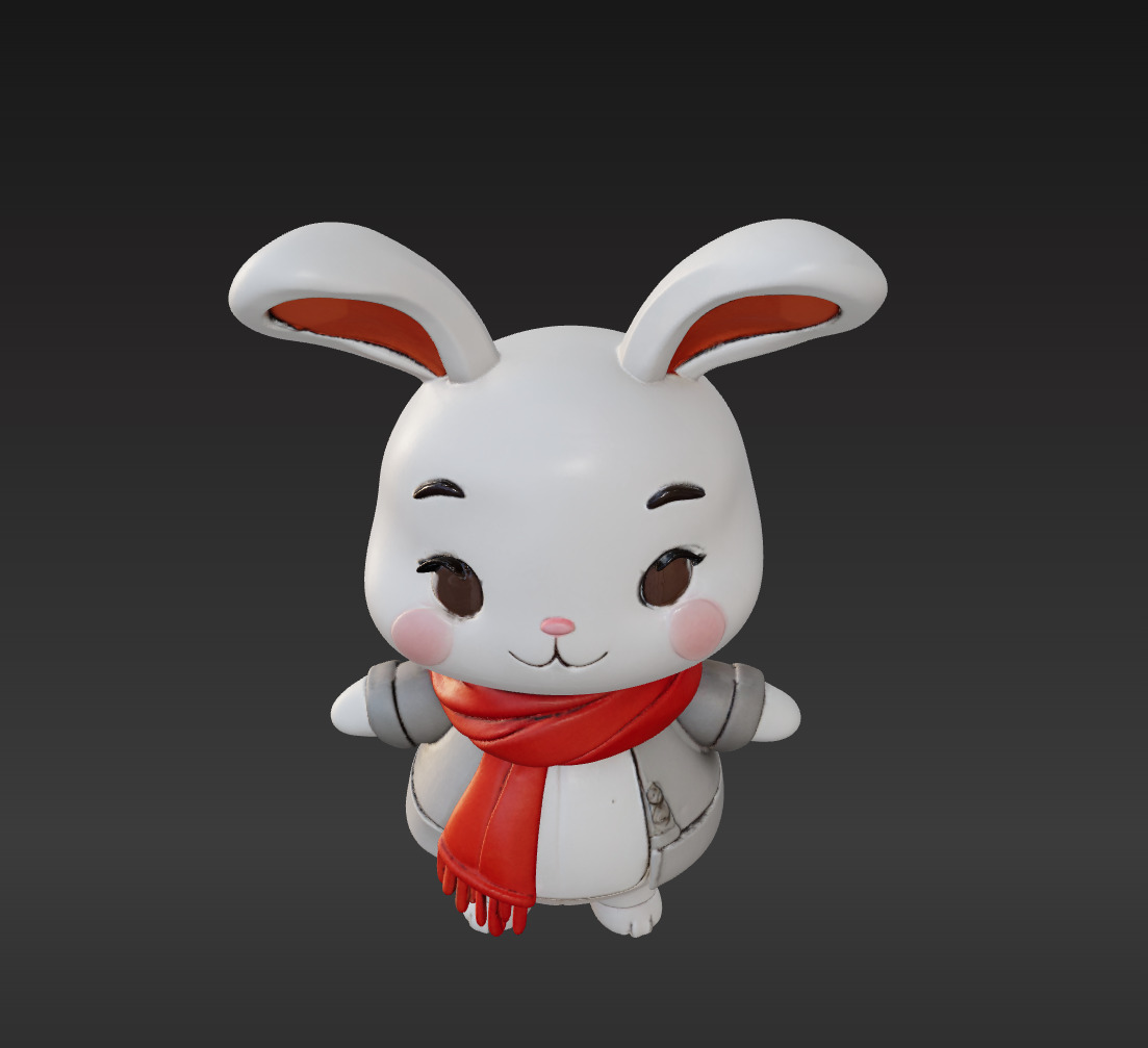 Little Rabbit Free 3D print model_3