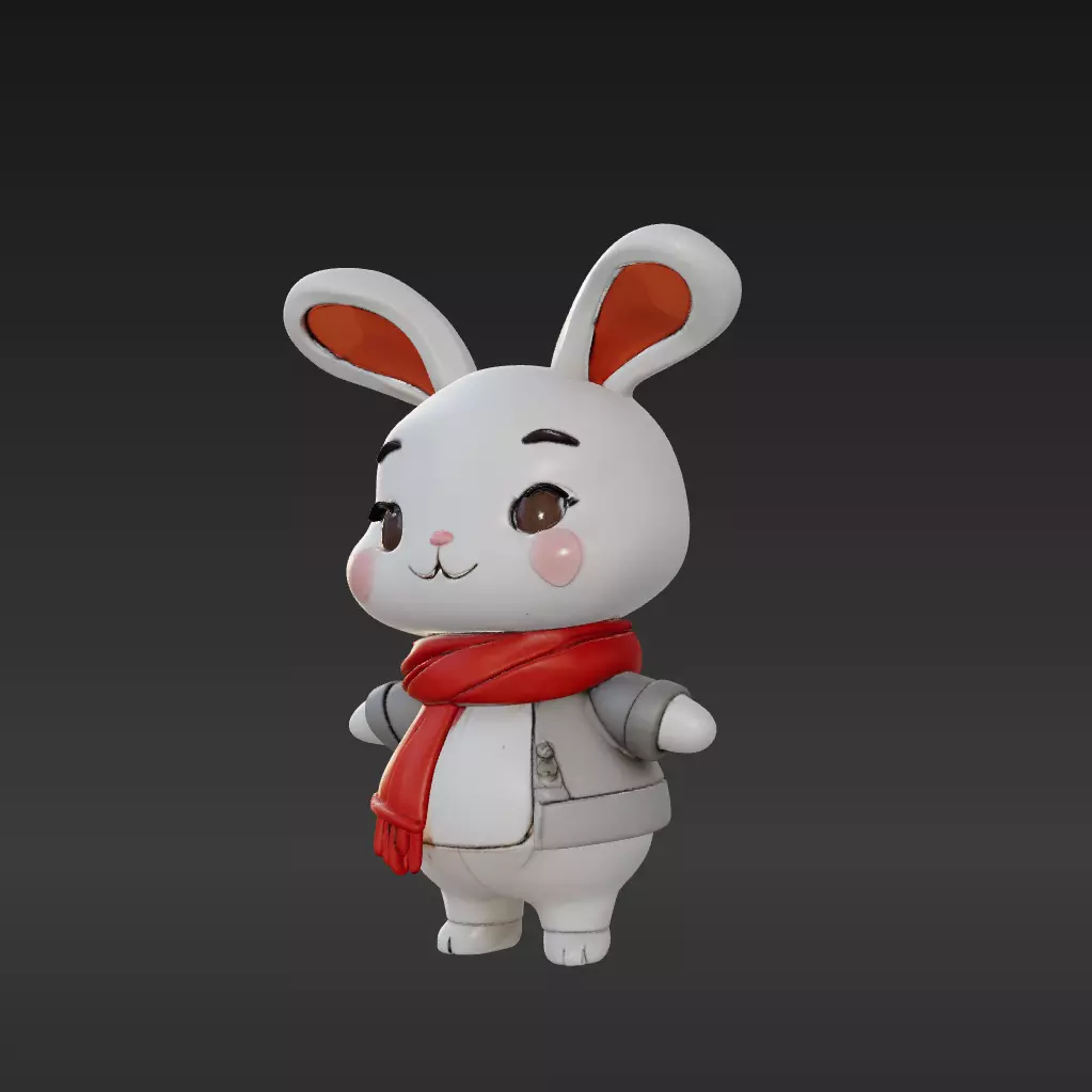 Little Rabbit Free 3D print model_0