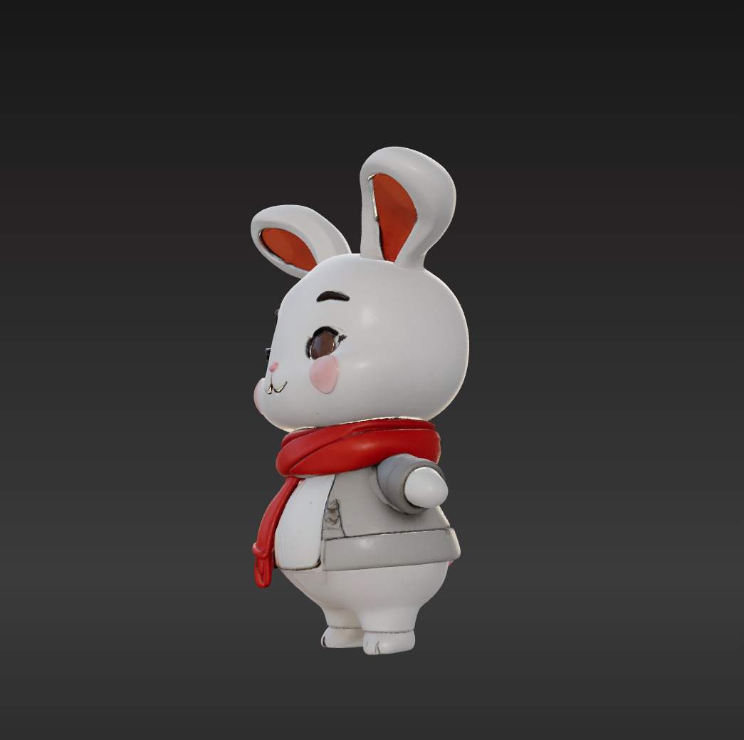 Little Rabbit Free 3D print model_4