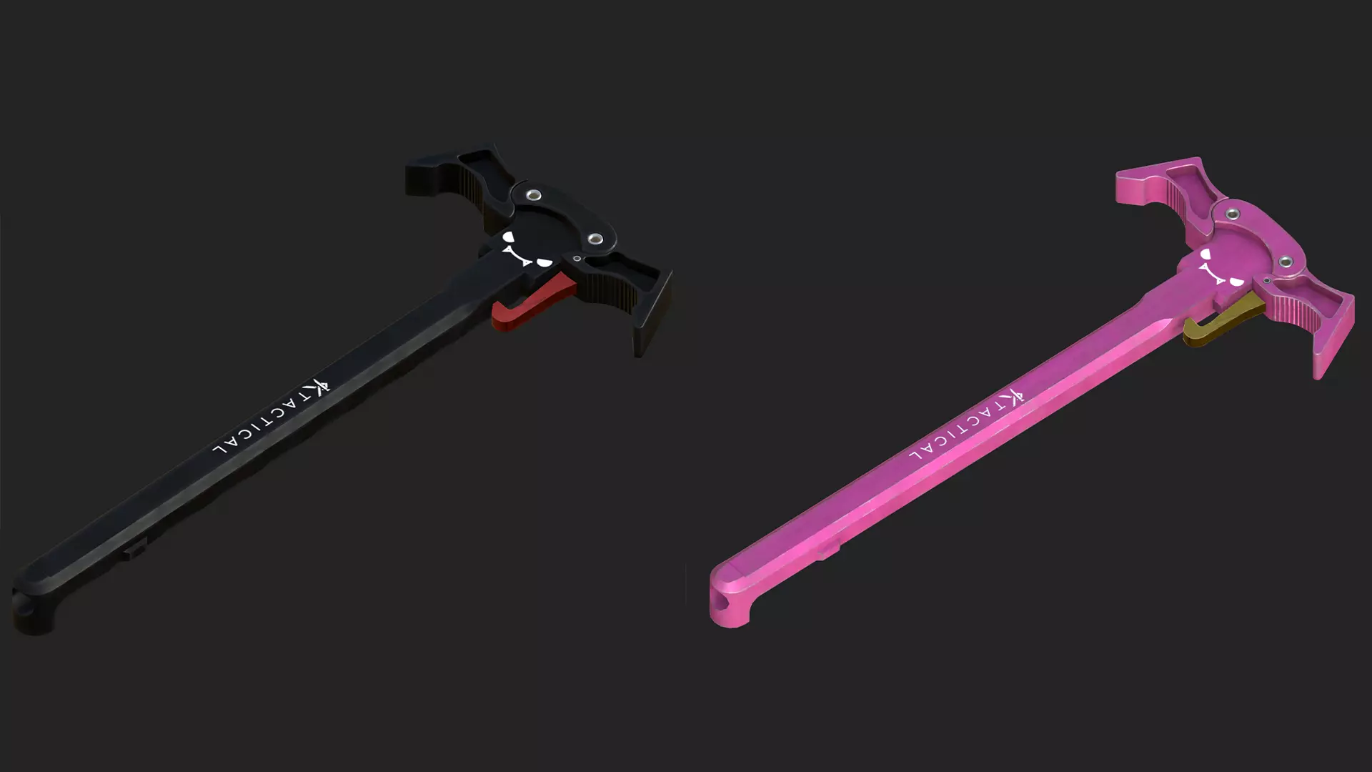 KTactical BAT Ambi AR-15 Charging Handle Low-poly 3D model