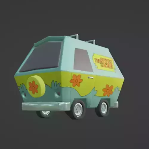 Mystery Machine - Low Poly