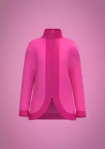 Mandarin Collar Open Jacket