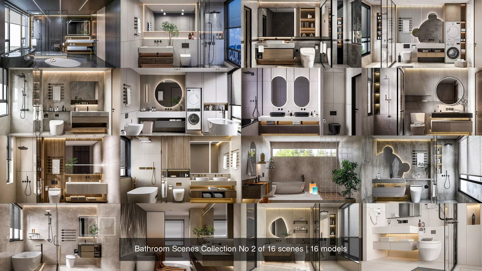 Bathroom Scenes Collection No 2 of 16 scenes _0