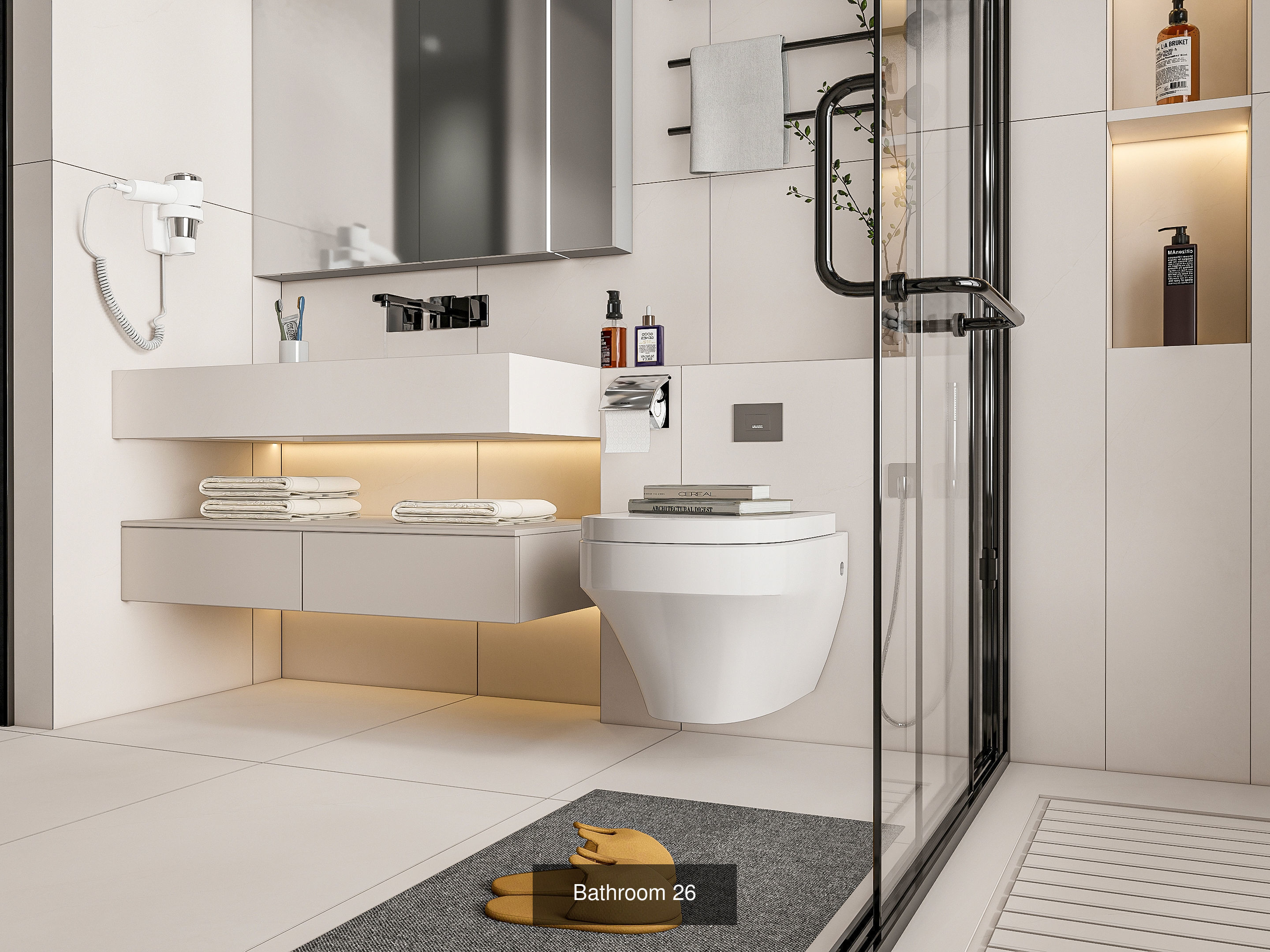 Bathroom Scenes Collection No 2 of 16 scenes _16