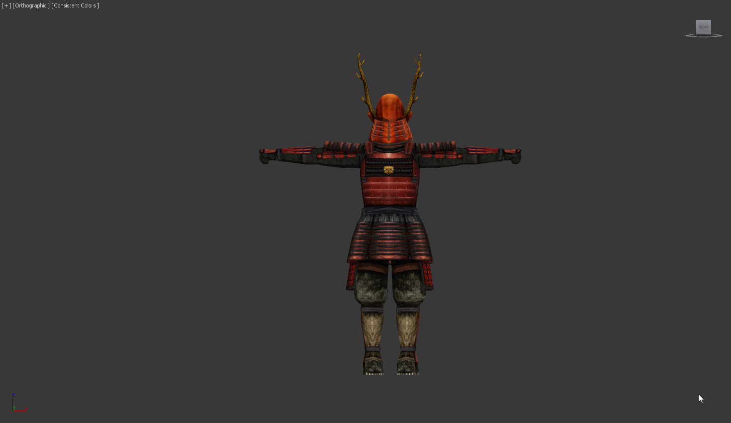 3D model Masaru - Samurai Warrior - rig VR / AR / low-poly | CGTrader