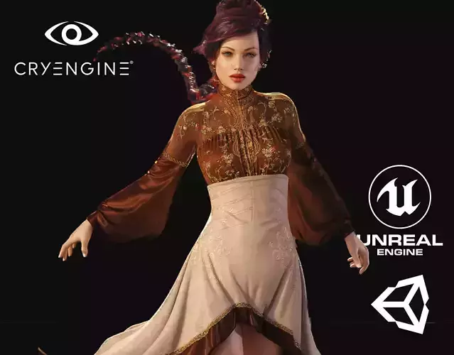 Princess Teen - Game Ready