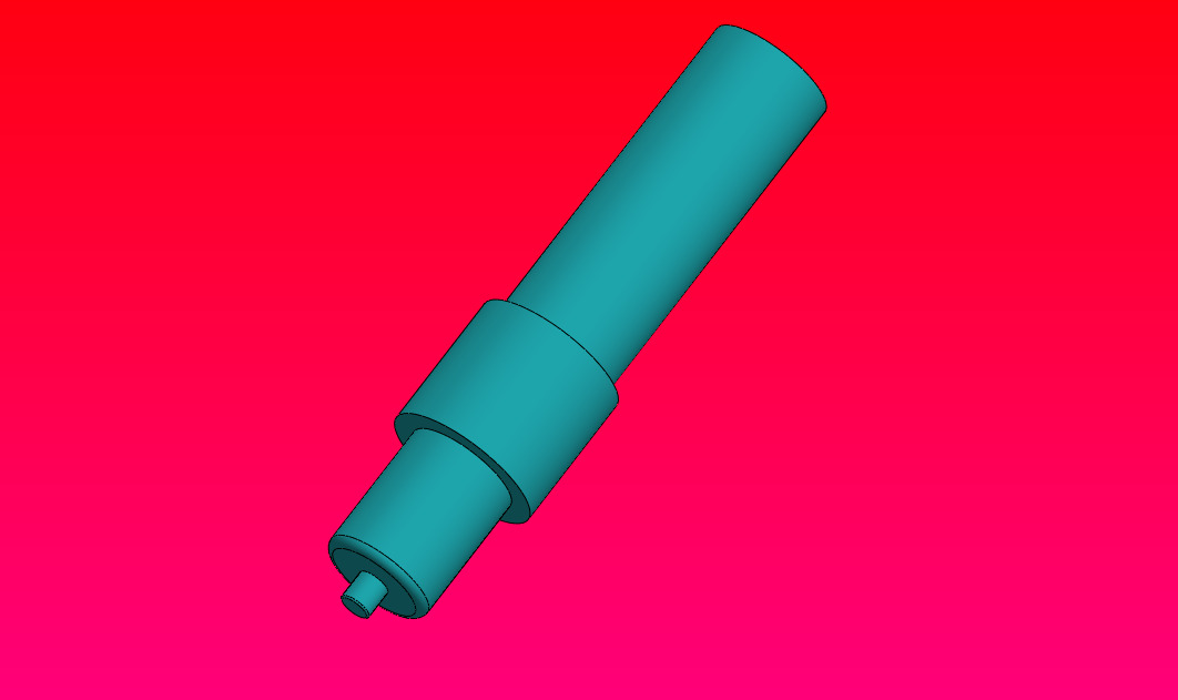 Friction stir welding Tool 3D model_4