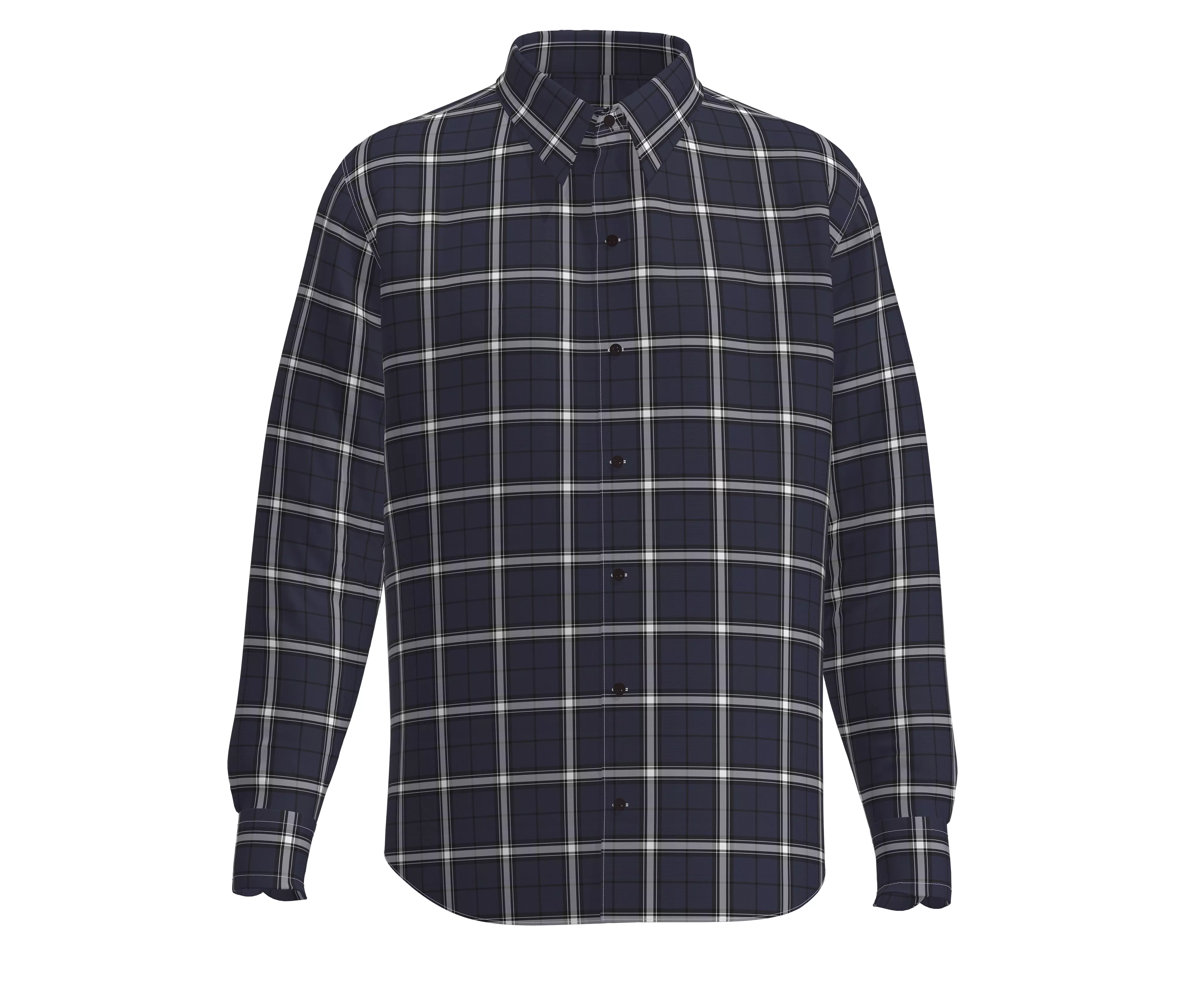 LUKE CHECKED SHIRT Texture_0