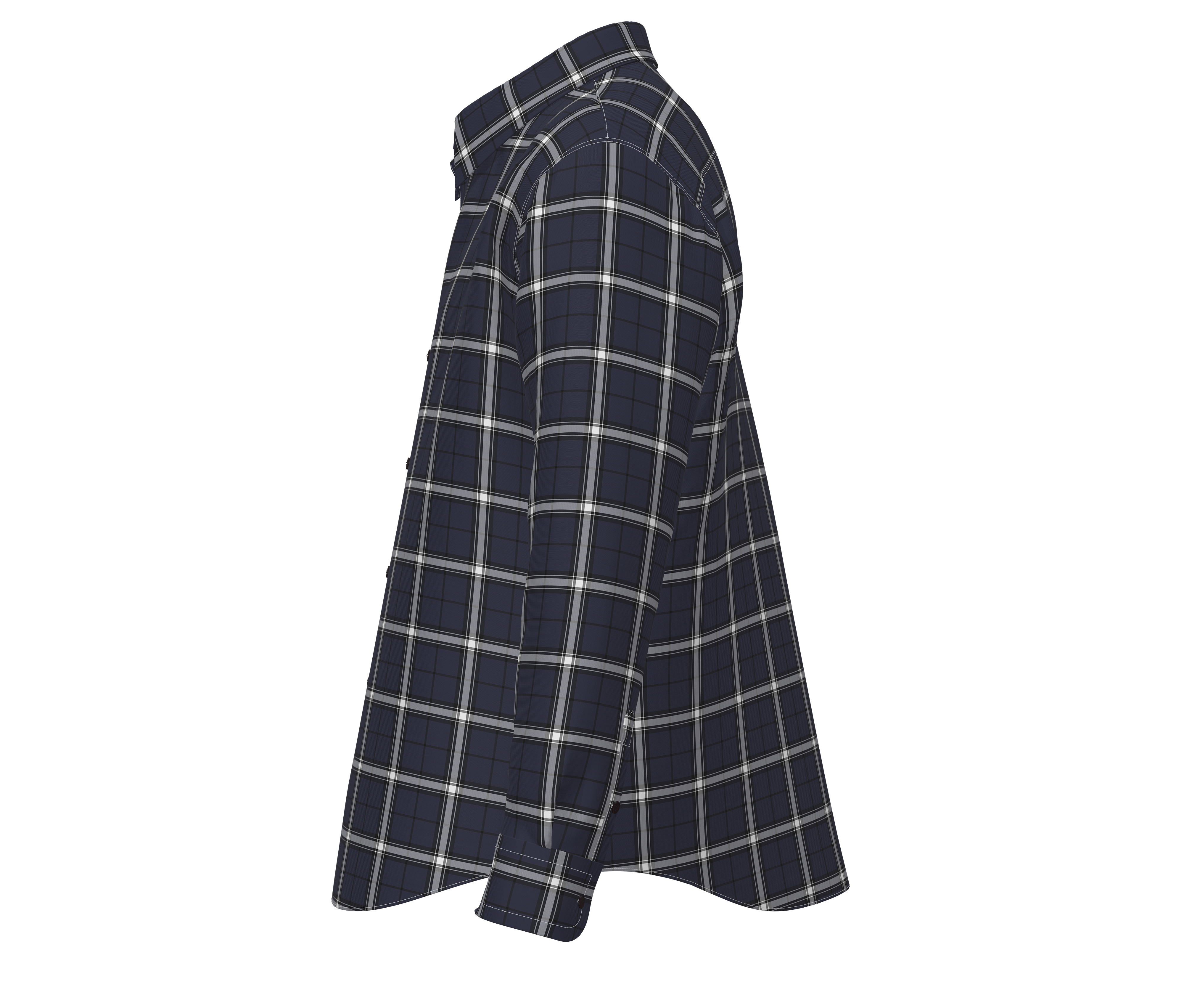 LUKE CHECKED SHIRT Texture_1