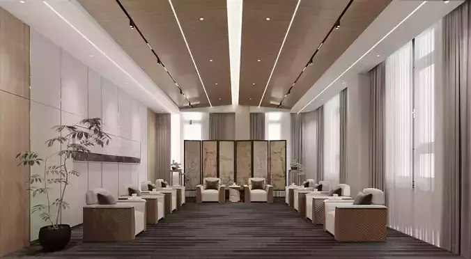 New Chinese Reception Room Negotiation Room