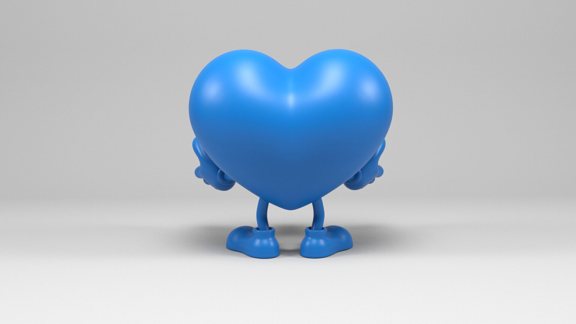 Funny heart 3D print model_7