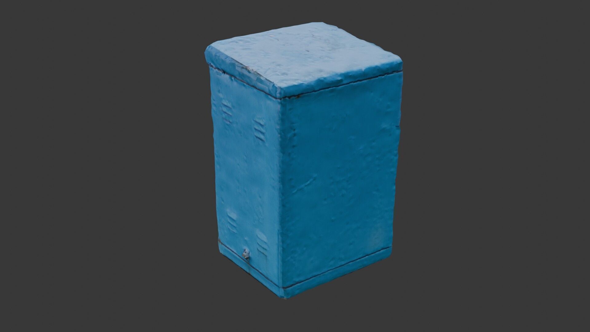 Scanned Old Electrical Box  Low Poly 3D Model Low-poly 3D model_6