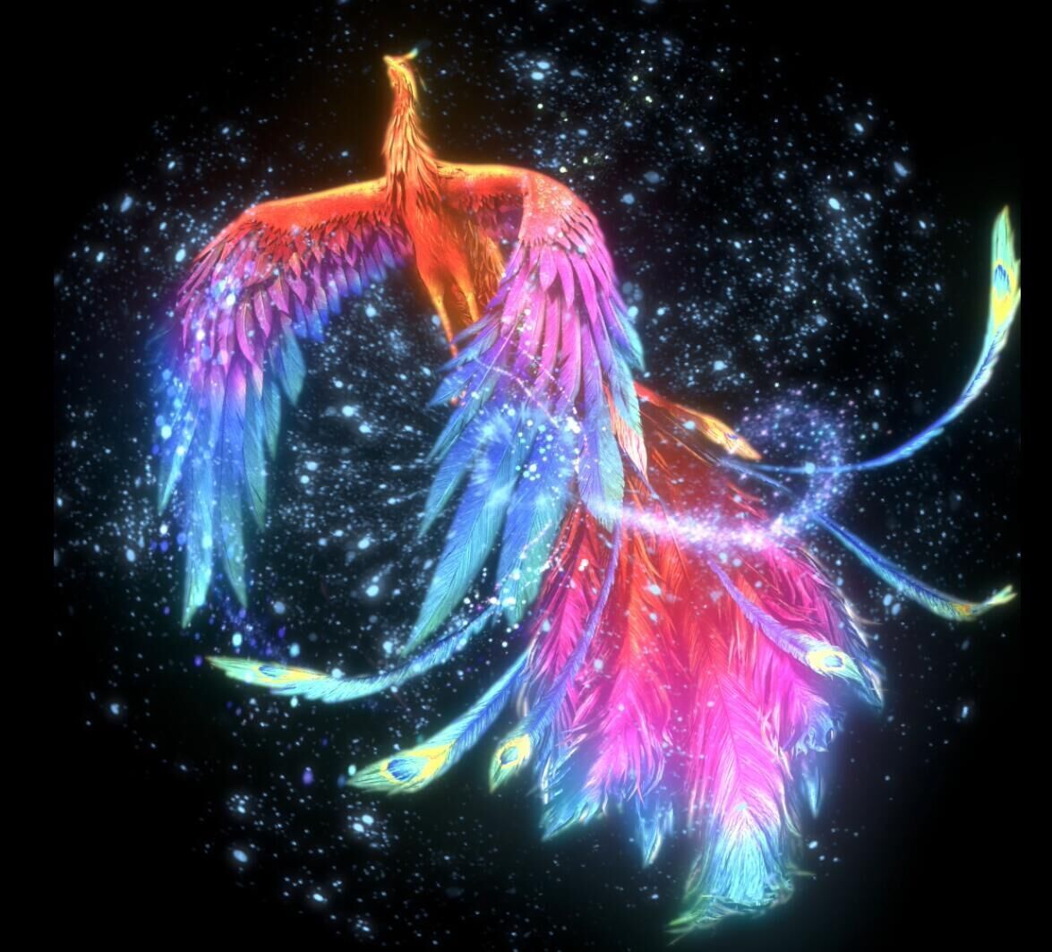 phoenix Undead bird phoenix 3D model_1