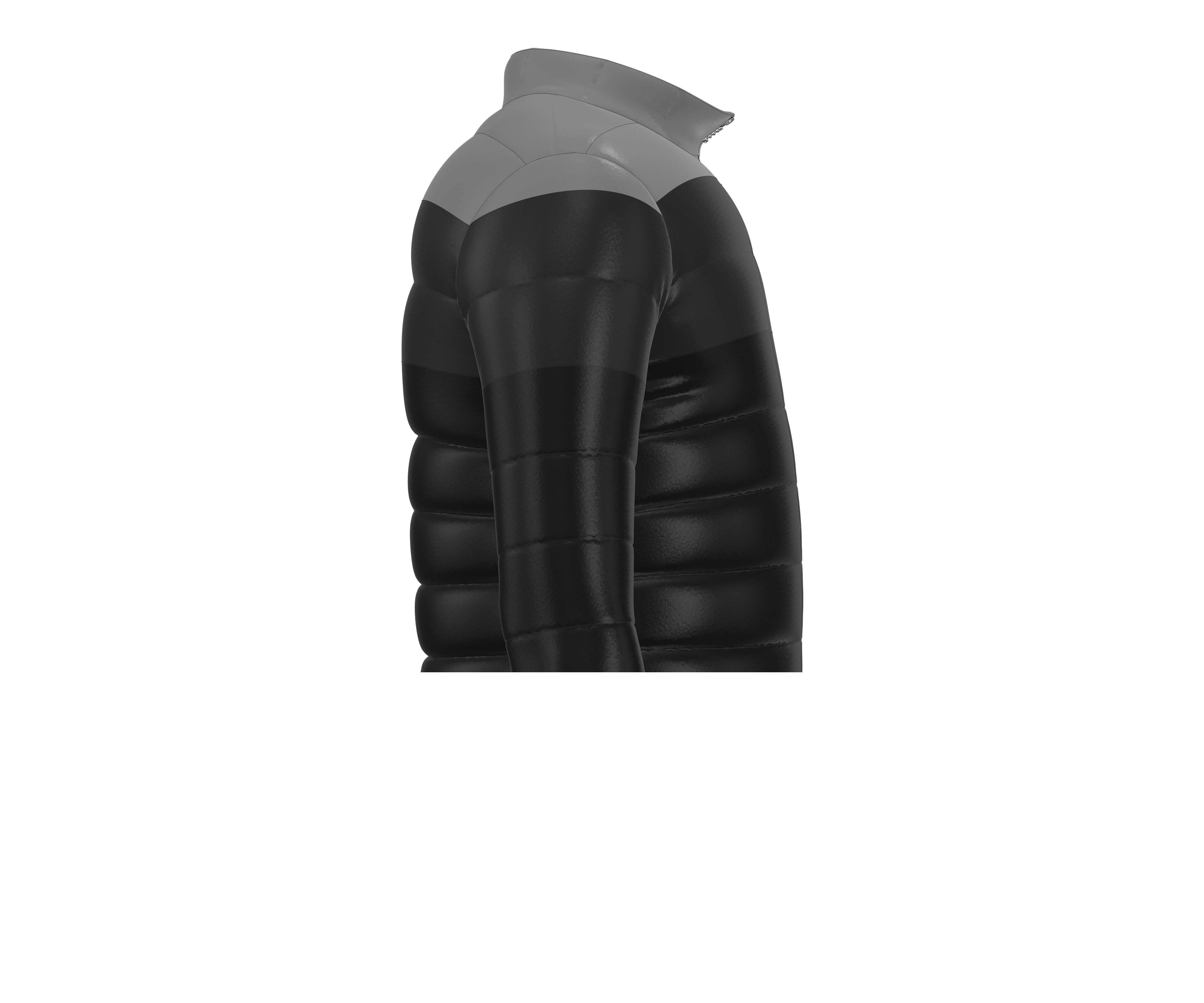 Puffer down jacket  Texture_2