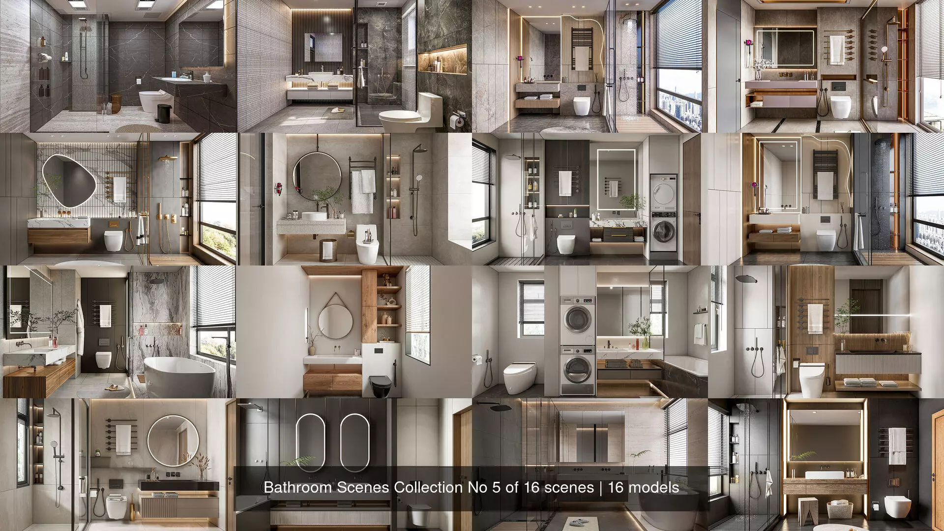 Bathroom Scenes Collection No 5 of 16 scenes _0