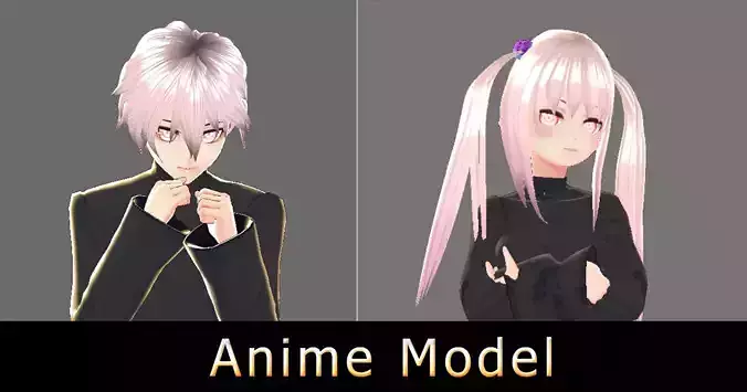 Anime Character - Quinn-Theon 3D model
