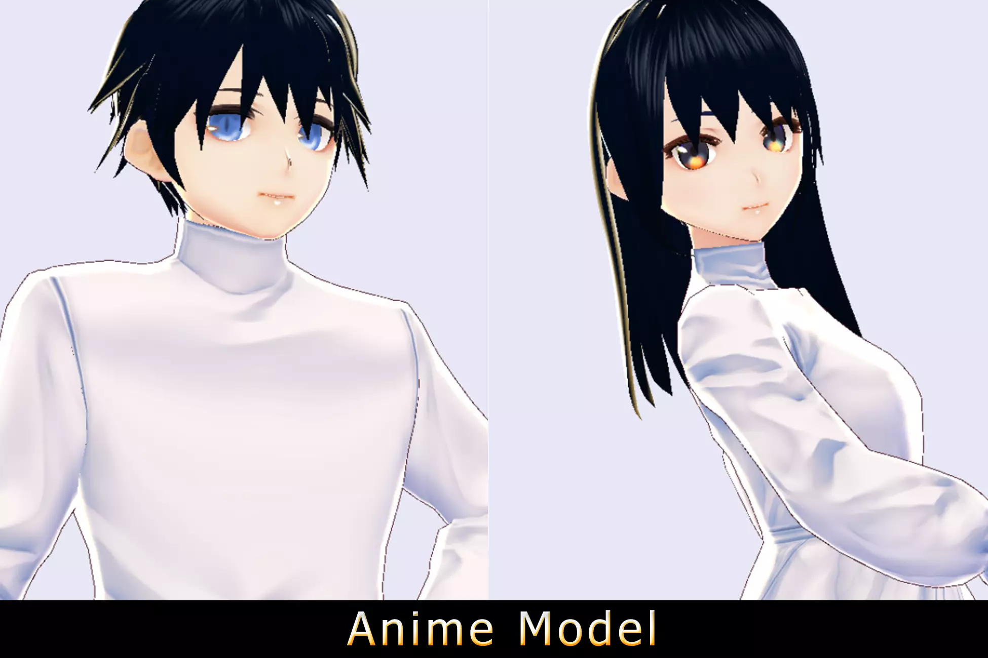 Anime Character - Arisa-Xiang 3D model_0