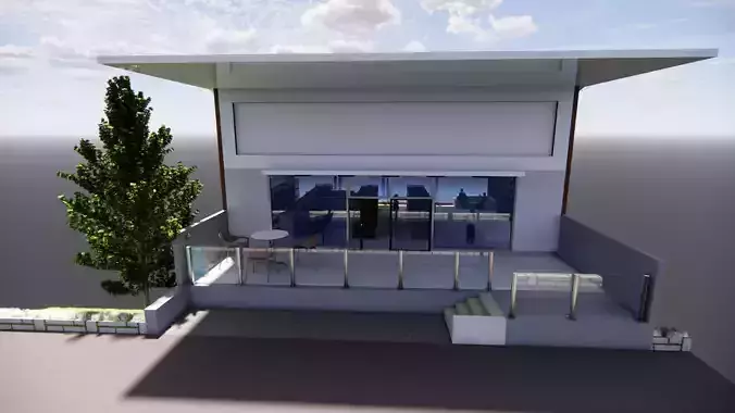 3D Model of Stage Supermarket Building